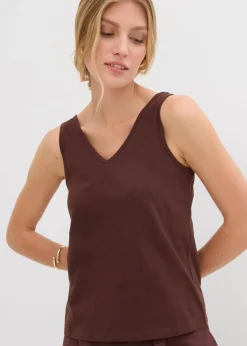 Online Tanktop aus reiner Bio-Baumwolle (2er Pack) Damen Nachhaltigere Materialien|Shirts & Tops