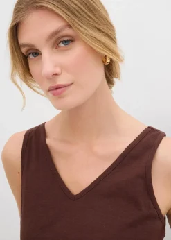 Online Tanktop aus reiner Bio-Baumwolle (2er Pack) Damen Nachhaltigere Materialien|Shirts & Tops