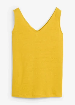Hot Tanktop aus reinem Leinen Damen Shirts & Tops