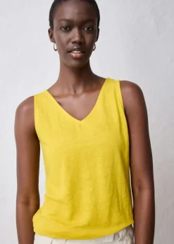 Hot Tanktop aus reinem Leinen Damen Shirts & Tops