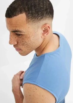 Herren bonprix Große Größen|Shirts & Polos|Tanktop aus reiner Bio-Baumwolle