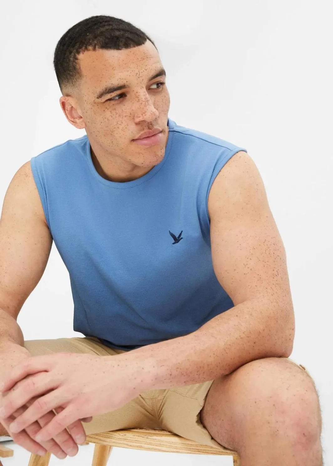 Herren bonprix Große Größen|Shirts & Polos|Tanktop aus reiner Bio-Baumwolle