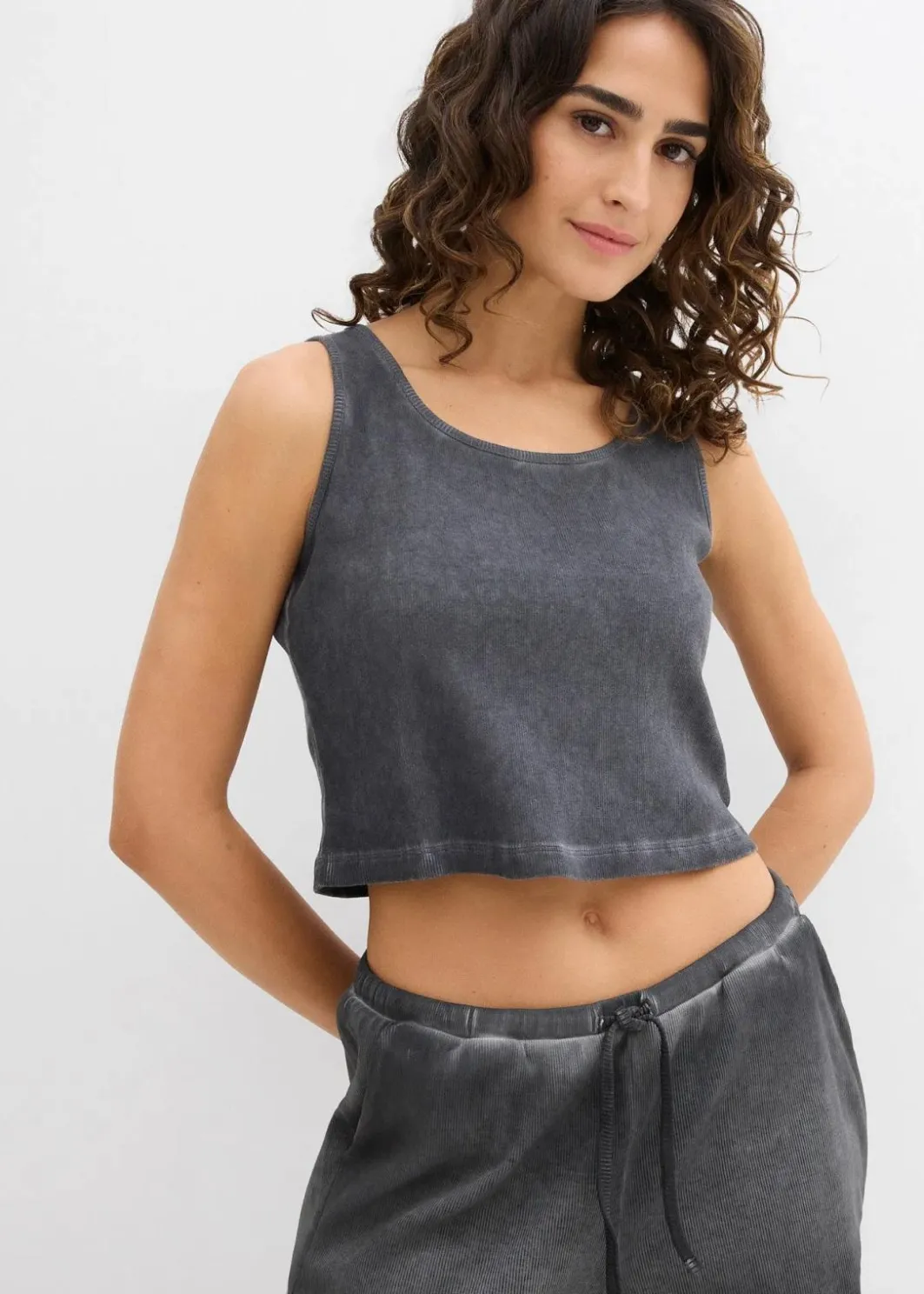 Damen bonprix Shirts & Tops|Nachhaltigere Materialien|Tanktop aus reiner Bio-Baumwolle