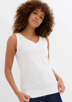 Clearance Tanktop aus reiner Bio-Baumwolle (2er Pack) Damen Nachhaltigere Materialien|Shirts & Tops