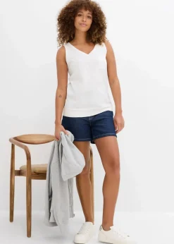 Clearance Tanktop aus reiner Bio-Baumwolle (2er Pack) Damen Nachhaltigere Materialien|Shirts & Tops