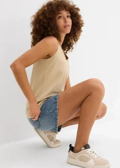 Damen bonprix Wäsche·Unterhemden|Bekleidung·Röcke|Tanktop aus reiner Bio-Baumwolle (2er Pack)