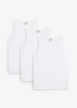 Herren bonprix Shirts & Polos|Sportbekleidung|Tanktop (3er Pack)