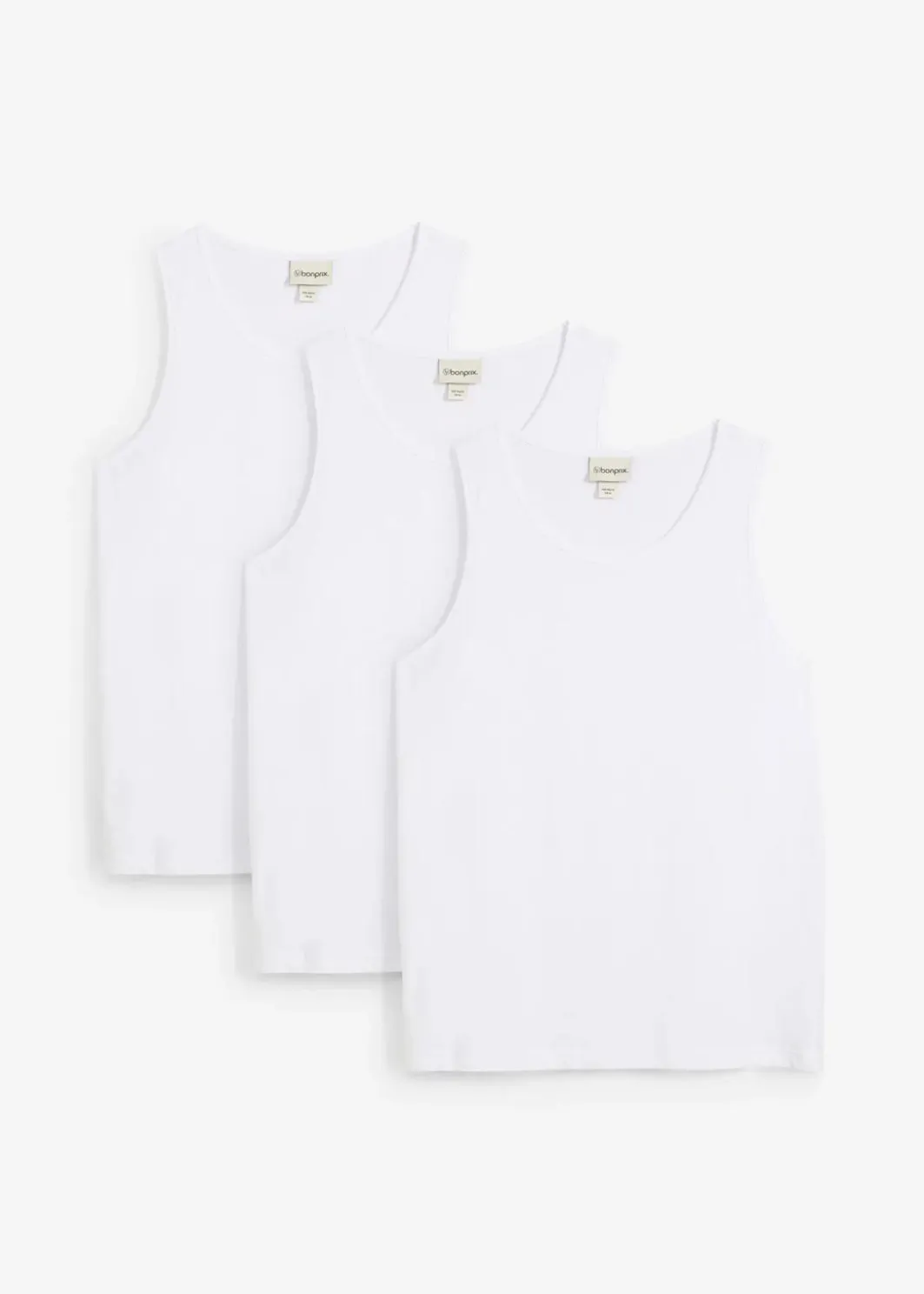 Herren bonprix Shirts & Polos|Sportbekleidung|Tanktop (3er Pack)