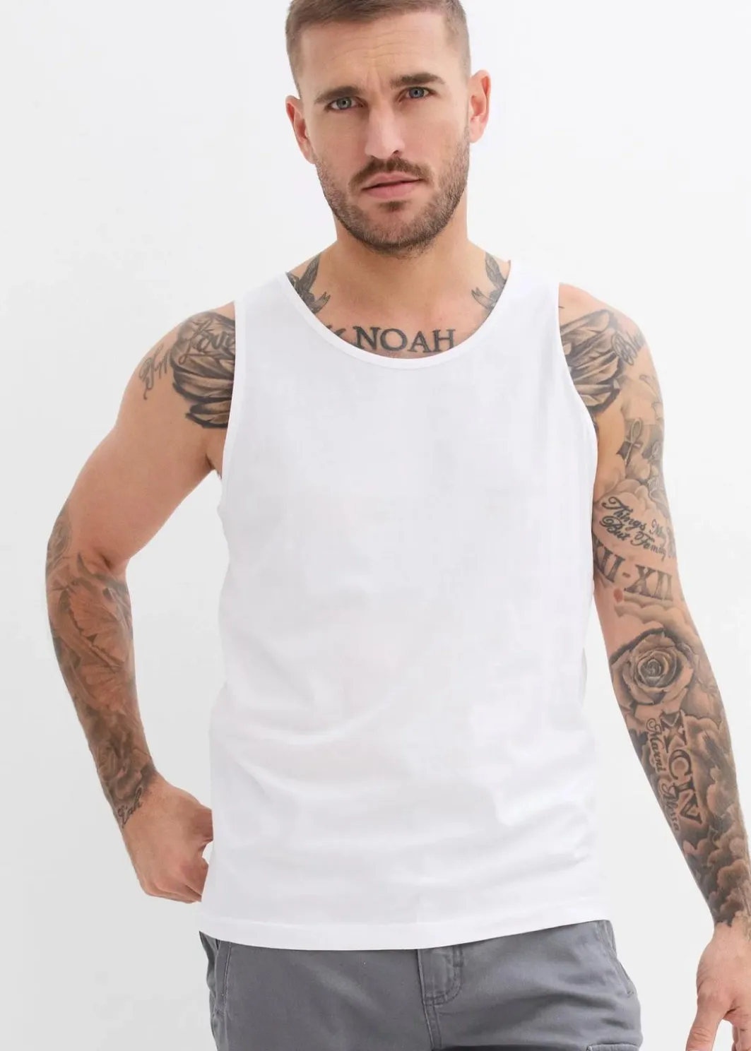Herren bonprix Shirts & Polos|Sportbekleidung|Tanktop (3er Pack)