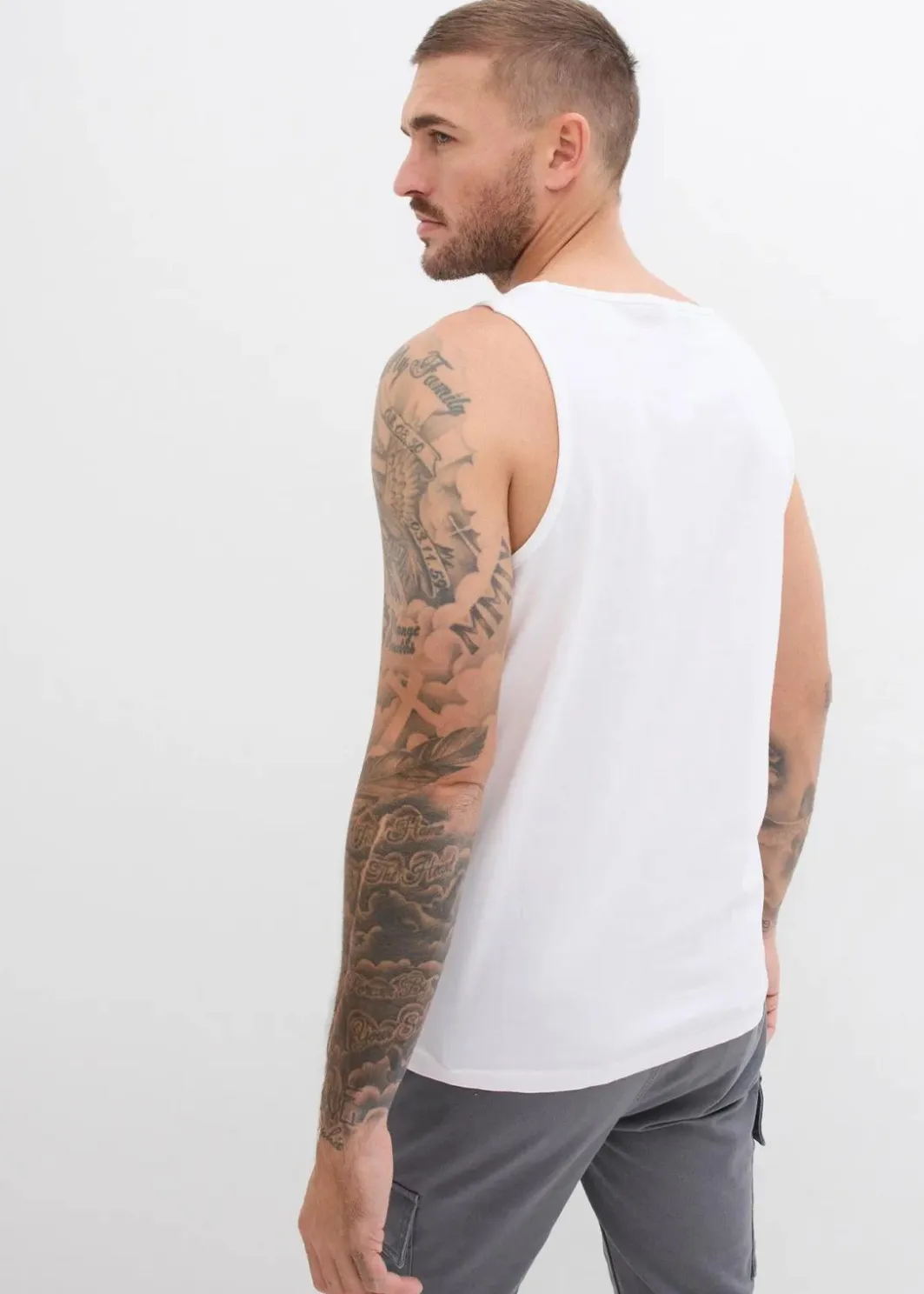 Herren bonprix Shirts & Polos|Sportbekleidung|Tanktop (3er Pack)