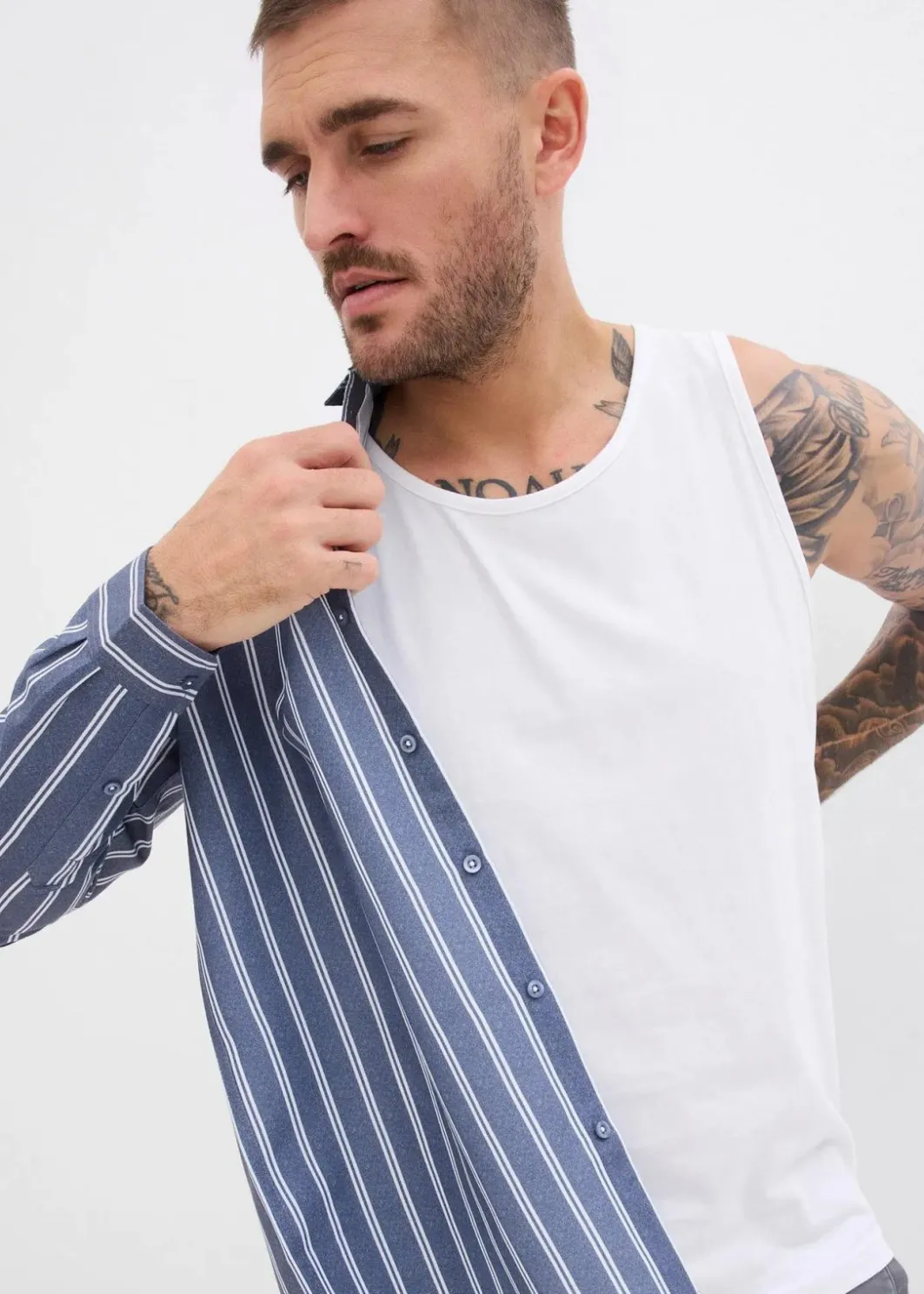Herren bonprix Shirts & Polos|Sportbekleidung|Tanktop (3er Pack)