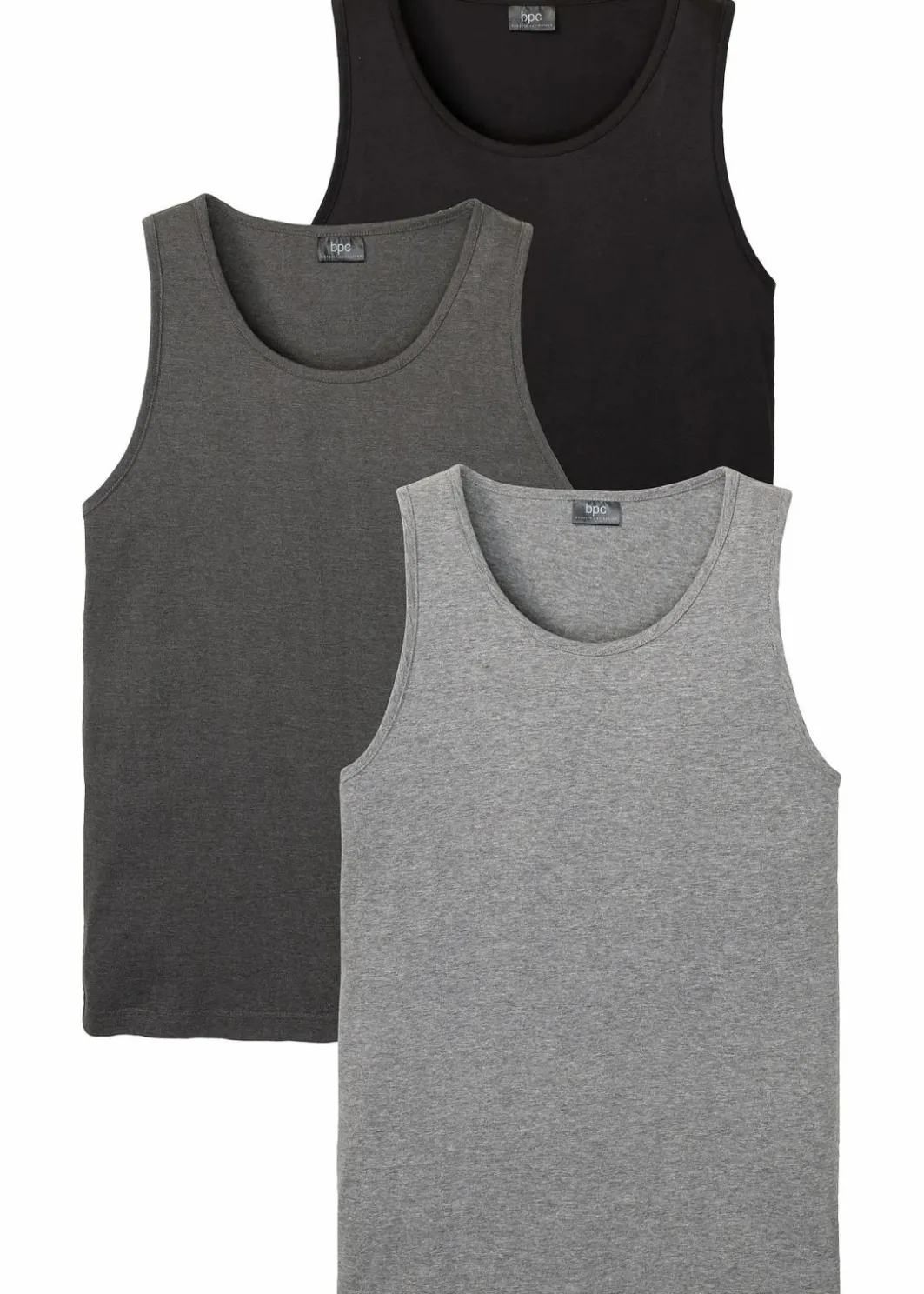 Herren bonprix Große Größen|Basics|Tanktop (3er Pack)
