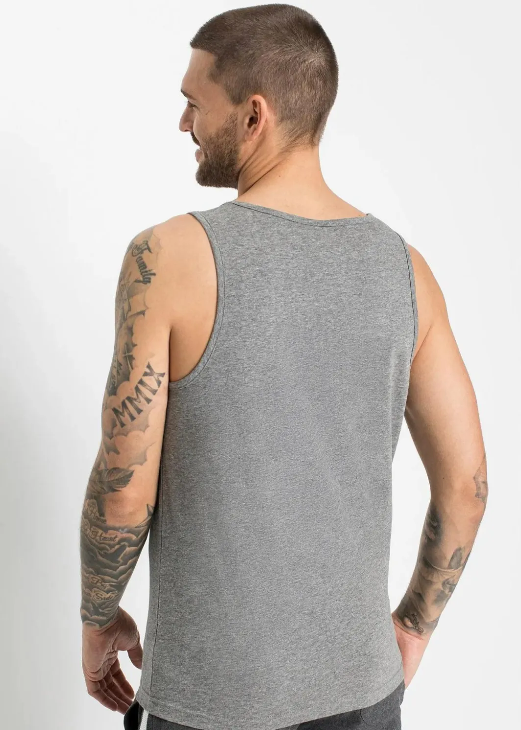 Herren bonprix Große Größen|Basics|Tanktop (3er Pack)