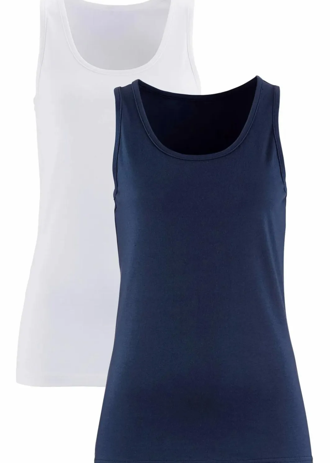 Discount Tanktop, (2er Pack) Damen Shirts & Tops|Unterhemden