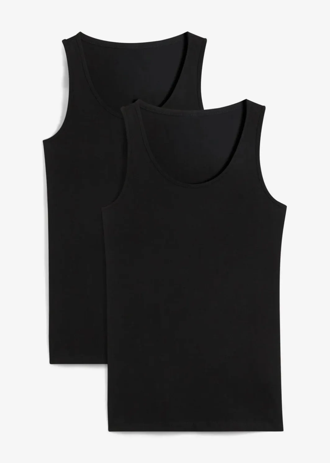 Damen bonprix Wäsche·Unterhemden|Bekleidung·Röcke|Tanktop, (2er Pack)