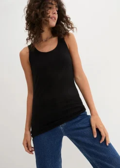 Damen bonprix Wäsche·Unterhemden|Bekleidung·Röcke|Tanktop, (2er Pack)