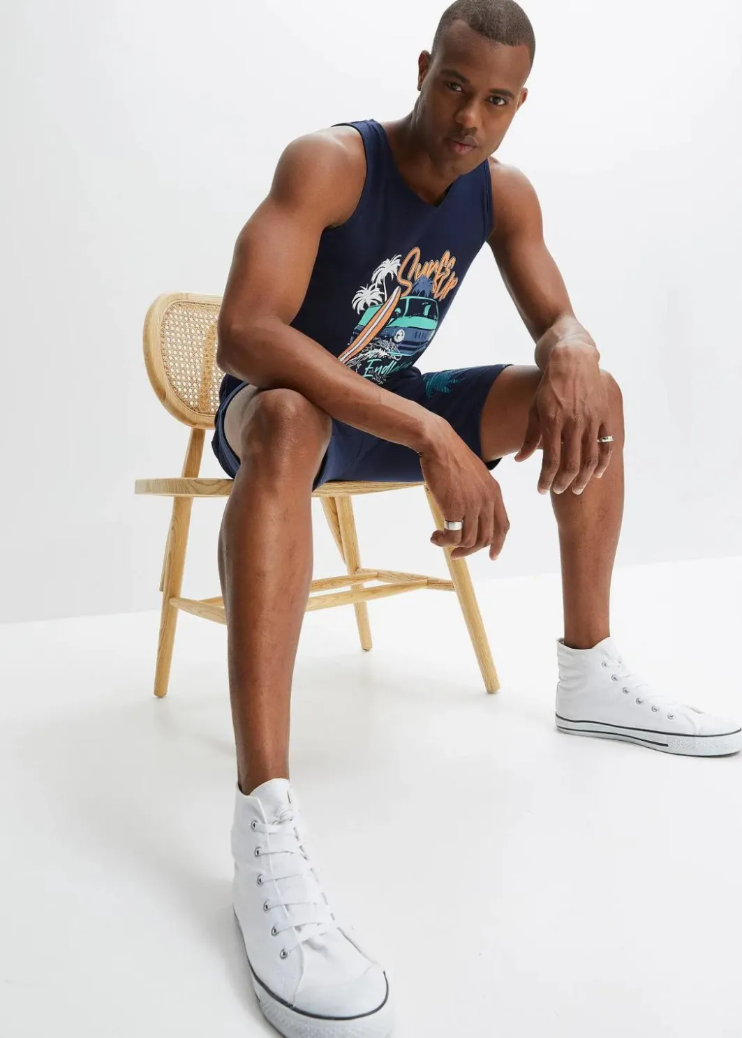 Sale Tanktop (2er Pack) Herren Strandmode|Große Größen