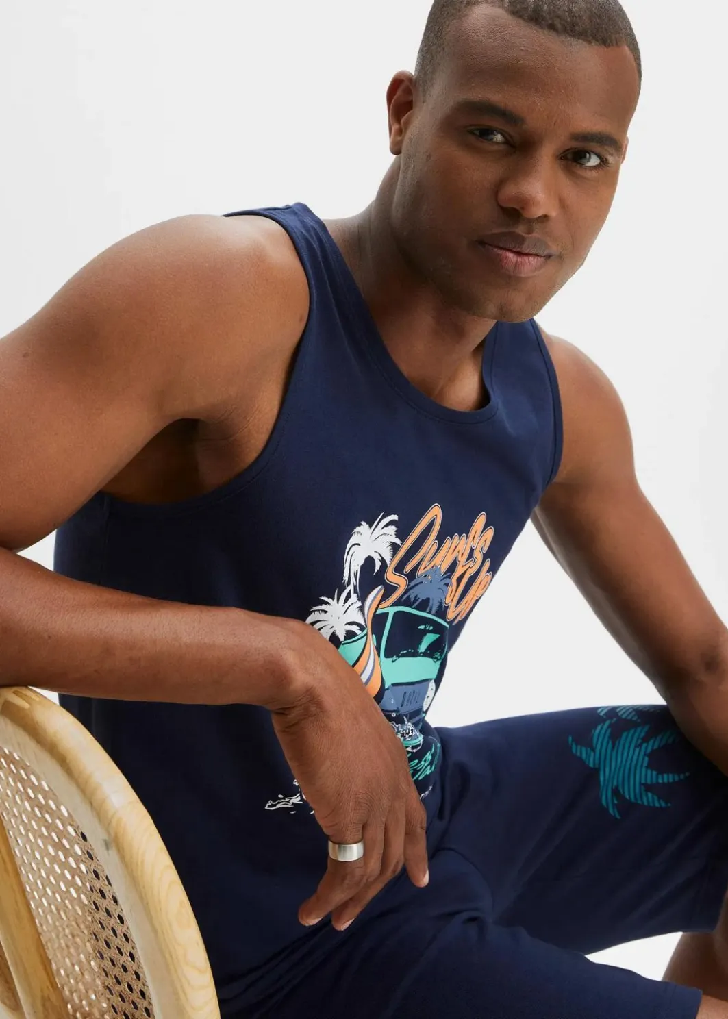 Sale Tanktop (2er Pack) Herren Strandmode|Große Größen