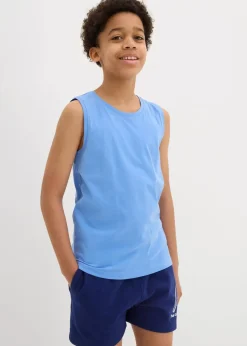 Kinder bonprix Jungen 9-16 Jahre·Shirts|Jungen 2-8 Jahre·Nachhaltigere Materialien|Tanktop (5er Pack) mit Bio Baumwolle
