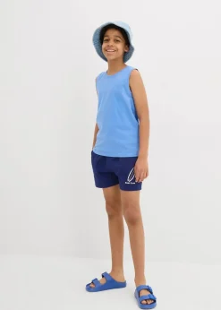 Kinder bonprix Jungen 9-16 Jahre·Shirts|Jungen 2-8 Jahre·Nachhaltigere Materialien|Tanktop (5er Pack) mit Bio Baumwolle