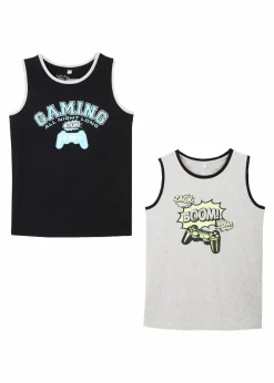 Best Tanktop mit Bio-Baumwolle (2er Pack) Kinder Jungen 9-16 Jahre·Mehrfachpacks|Jungen 9-16 Jahre·Shirts