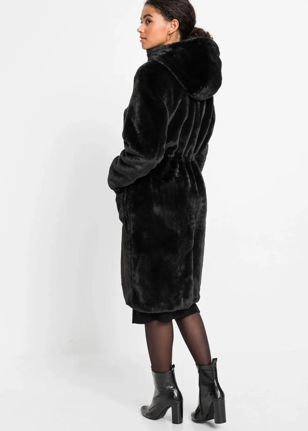 Damen bonprix Jacken & Mäntel|Teddyfell-Mantel
