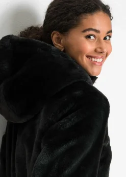 Damen bonprix Jacken & Mäntel|Teddyfell-Mantel