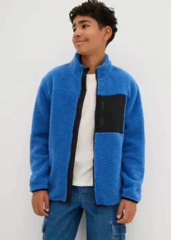 Kinder bonprix Jungen 9-16 Jahre·Bademode|Jungen 9-16 Jahre·Sweat & Strick|Teddy-Fleece Jacke