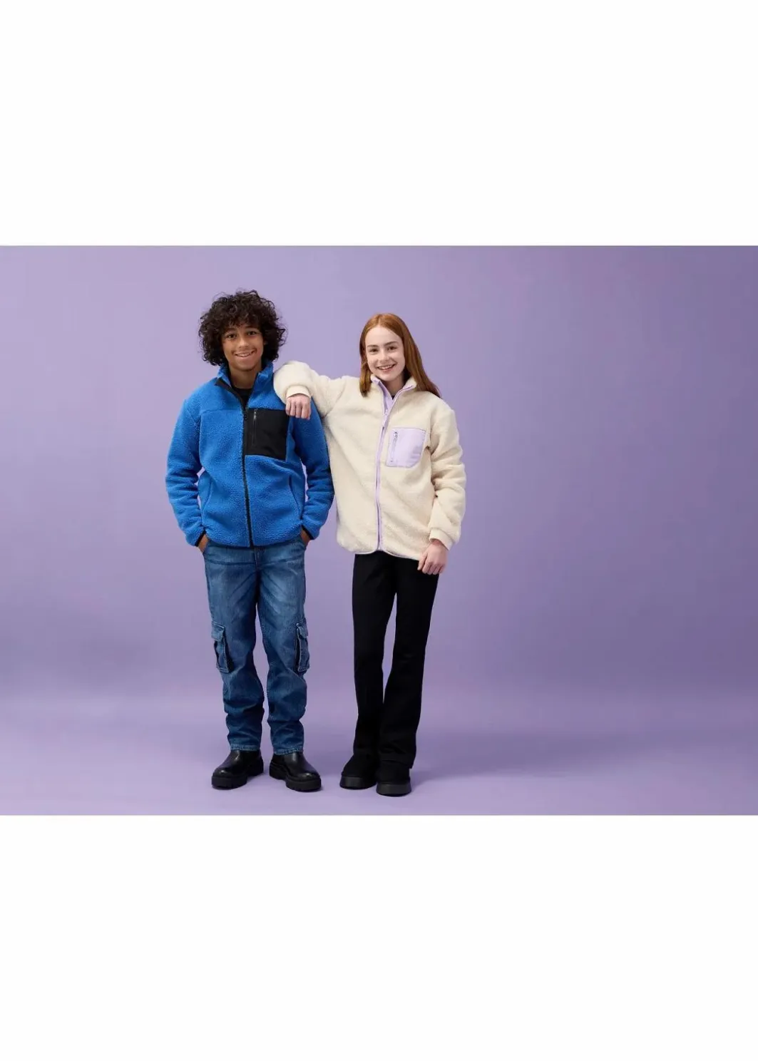 Kinder bonprix Jungen 9-16 Jahre·Bademode|Jungen 9-16 Jahre·Sweat & Strick|Teddy-Fleece Jacke