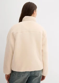 Damen bonprix Jacken & Mäntel|Sweat|Teddy-Fleece Jacke
