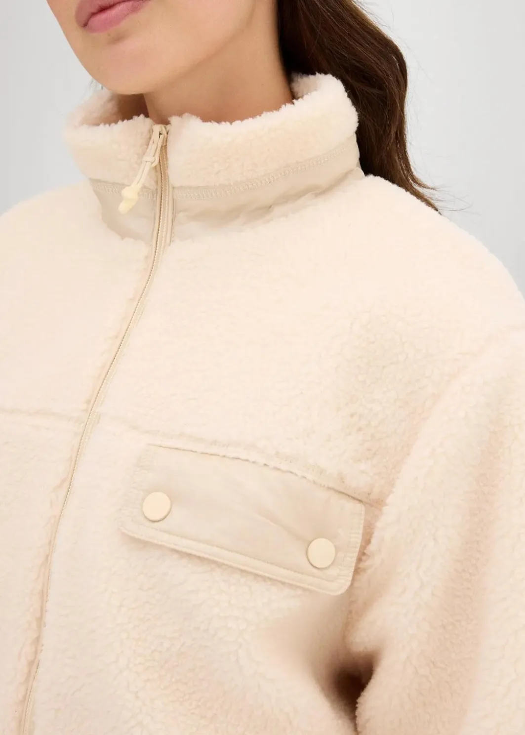 Damen bonprix Jacken & Mäntel|Sweat|Teddy-Fleece Jacke
