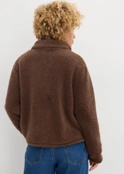 Damen bonprix Jacken & Mäntel|Sweat|Teddy-Fleece Jacke