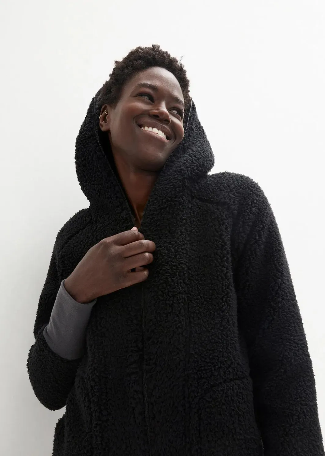 Teddy-Fleece Jacke Damen Bekleidung·Blusen & Tuniken|Bekleidung·Hosen