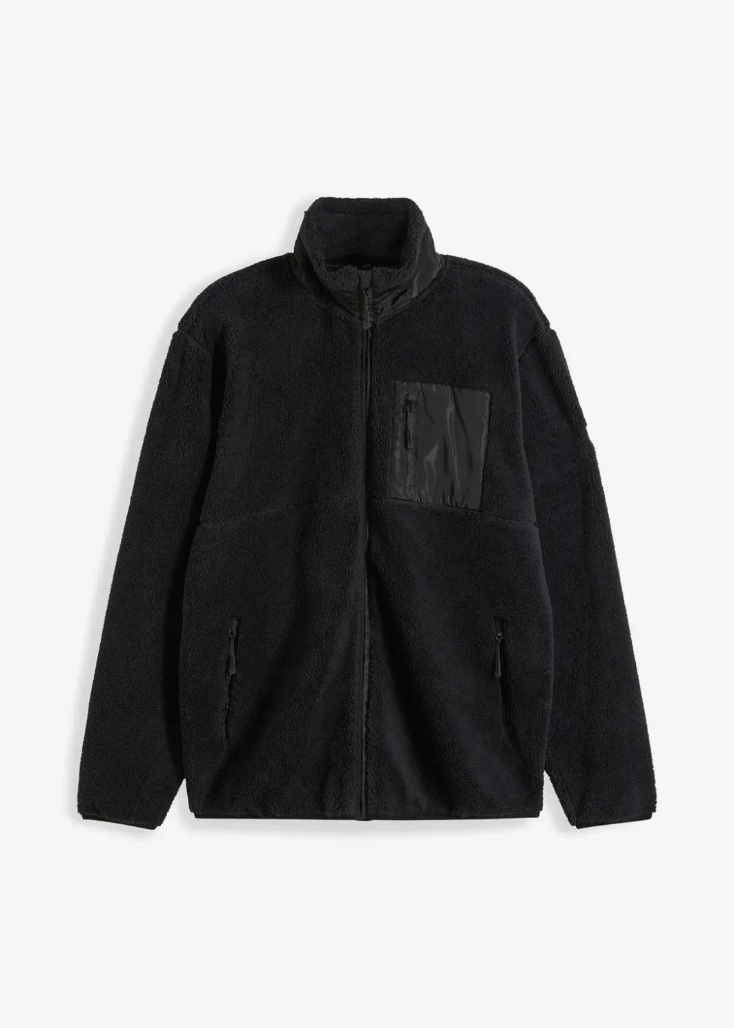 Herren bonprix Große Größen|Outdoorbekleidung|Teddy-Fleece Jacke