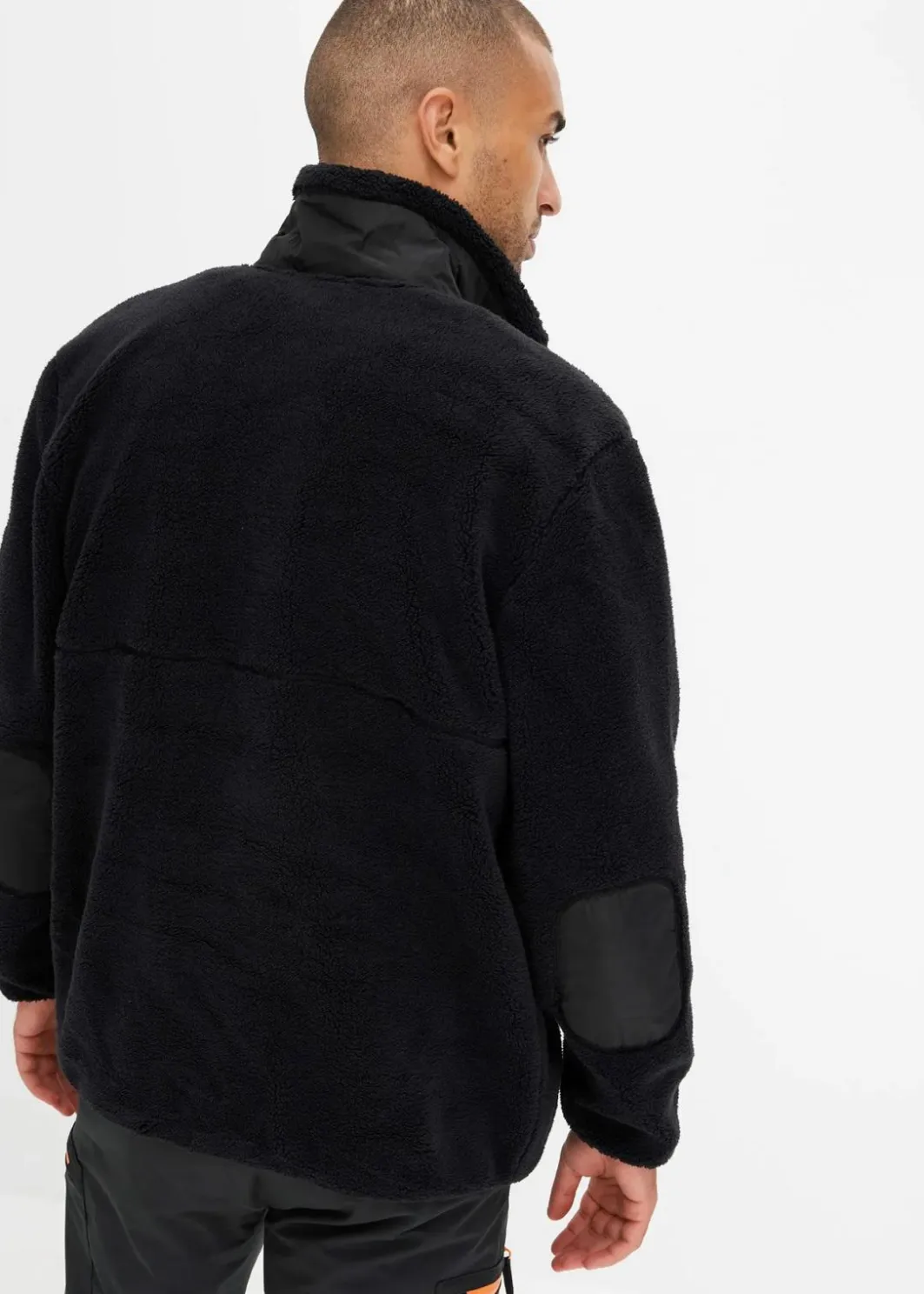 Herren bonprix Große Größen|Outdoorbekleidung|Teddy-Fleece Jacke