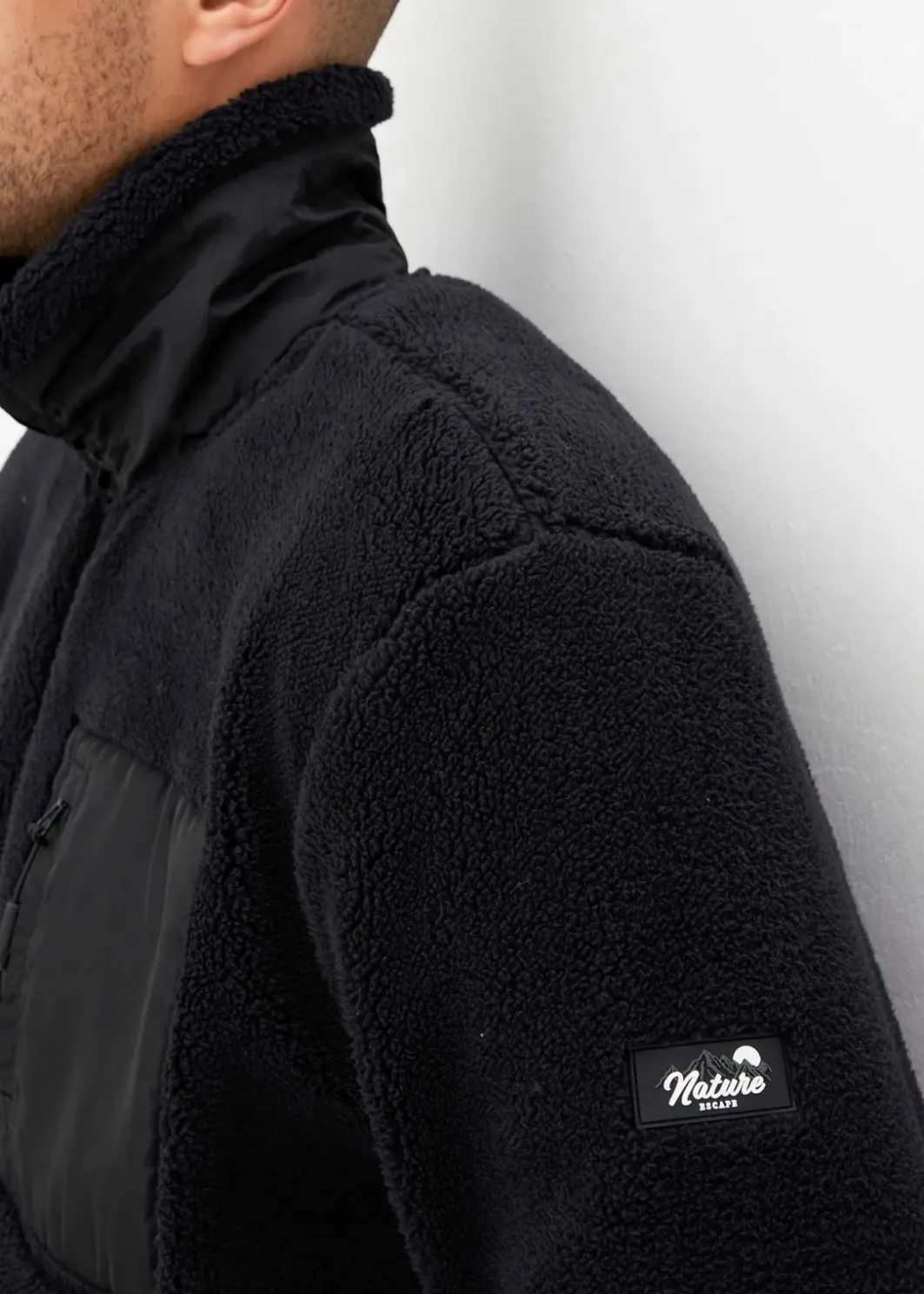 Herren bonprix Große Größen|Outdoorbekleidung|Teddy-Fleece Jacke
