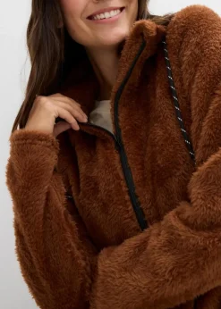 Outlet Teddy-Fleece Jacke Damen Jacken & Mäntel|Sweat