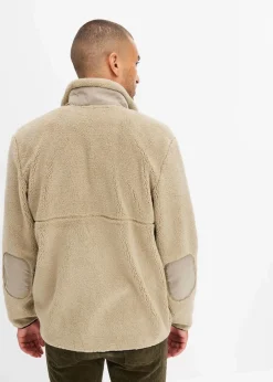 Outlet Teddy-Fleece Jacke Herren Sweat|Jacken & Mäntel