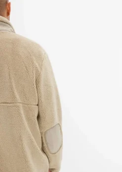 Outlet Teddy-Fleece Jacke Herren Sweat|Jacken & Mäntel