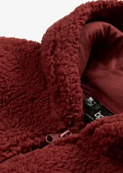 Outlet Teddy-Fleece Jacke in A-Linie mit Seitenschlitzen Damen Bekleidung·Blusen & Tuniken|Bekleidung·Hosen
