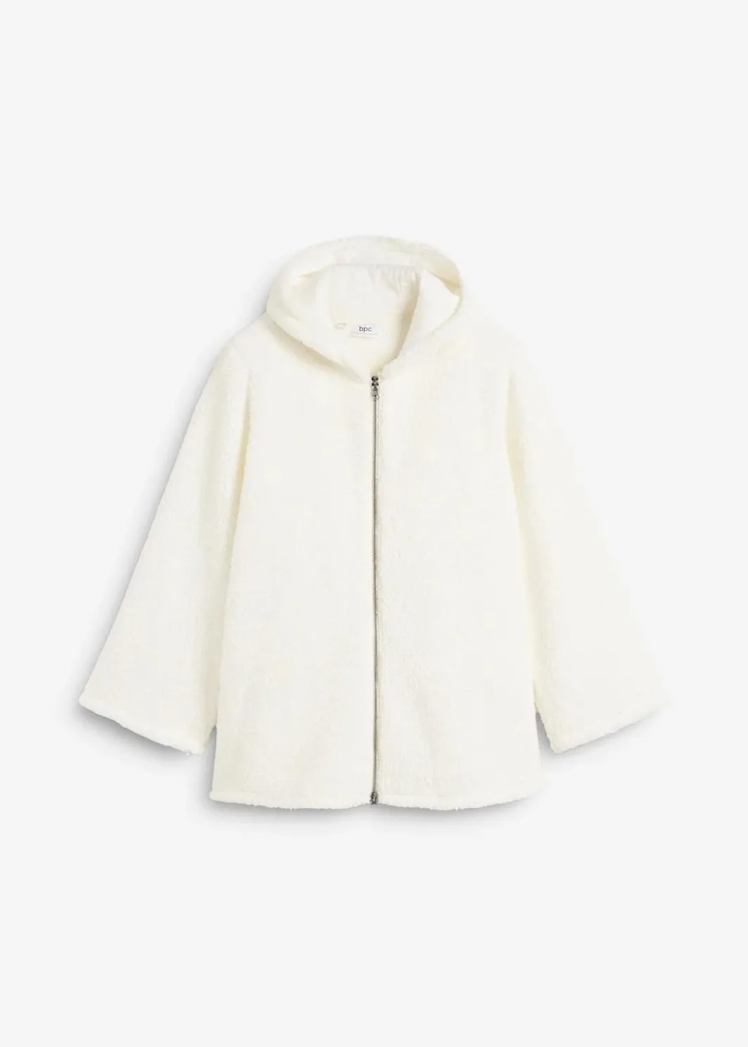 Best Teddy-Fleece Jacke in A-Linie mit Seitenschlitzen Damen Jacken & Mäntel|Sweat