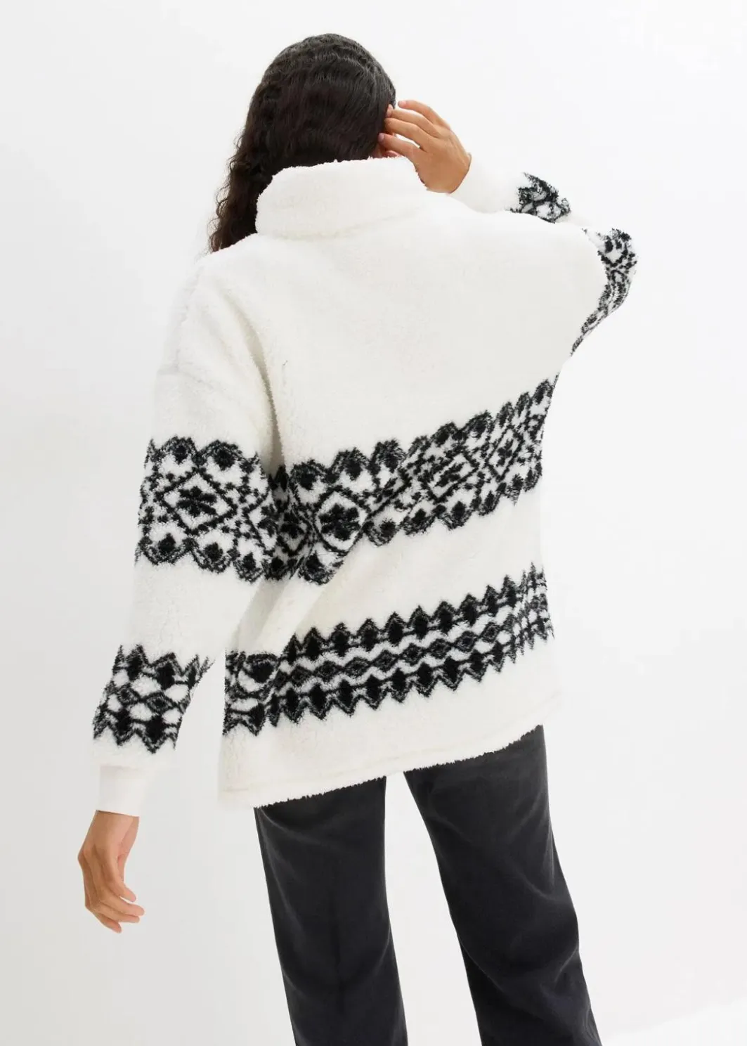 Outlet Teddy-Fleeceshirt Damen Bekleidung·Blusen & Tuniken|Sweat