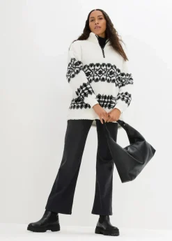 Outlet Teddy-Fleeceshirt Damen Bekleidung·Blusen & Tuniken|Sweat