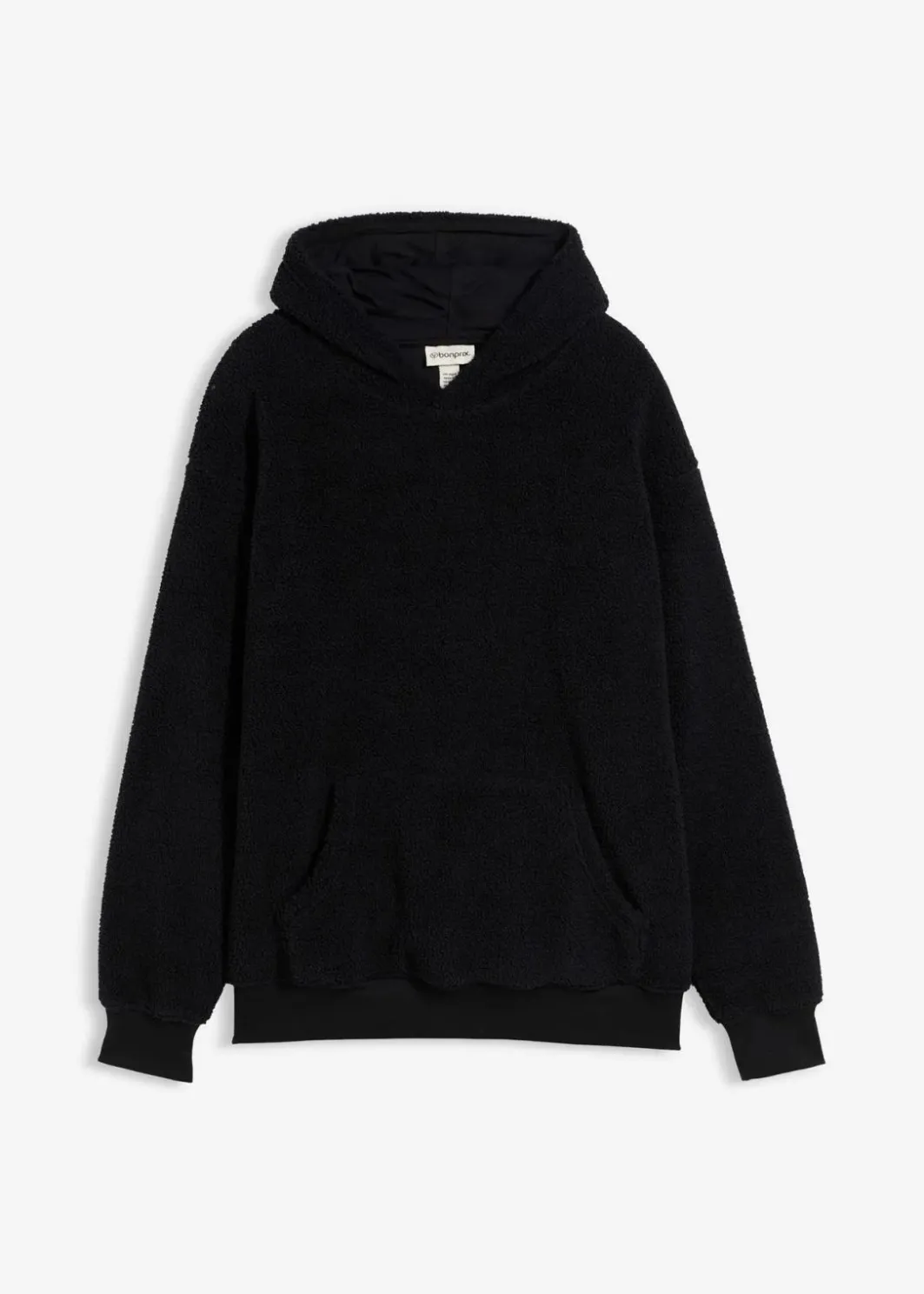 Herren bonprix Große Größen|Sportbekleidung|Teddyfleece-Sweatshirt mit Baumwollfutter, Loose Fit