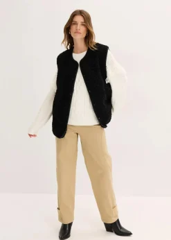 Damen bonprix Bekleidung·Blusen & Tuniken|Bekleidung·Hosen|Teddy-Weste