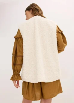 Damen bonprix Jacken & Mäntel|Sweat|Teddy-Weste