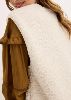 Damen bonprix Jacken & Mäntel|Sweat|Teddy-Weste