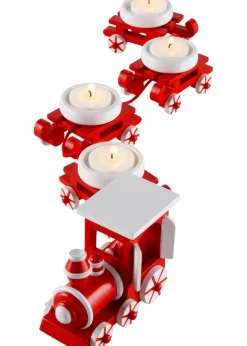 Best Teelichthalter in Weihnachtszug-Design (5-tlg.Set) Kerzenhalter|Wohnaccessoires