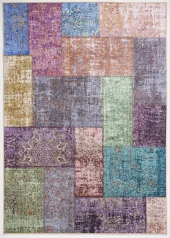 bonprix Sehr Beliebt|Flachgewebe-Teppiche|Teppich in Patchworkoptik