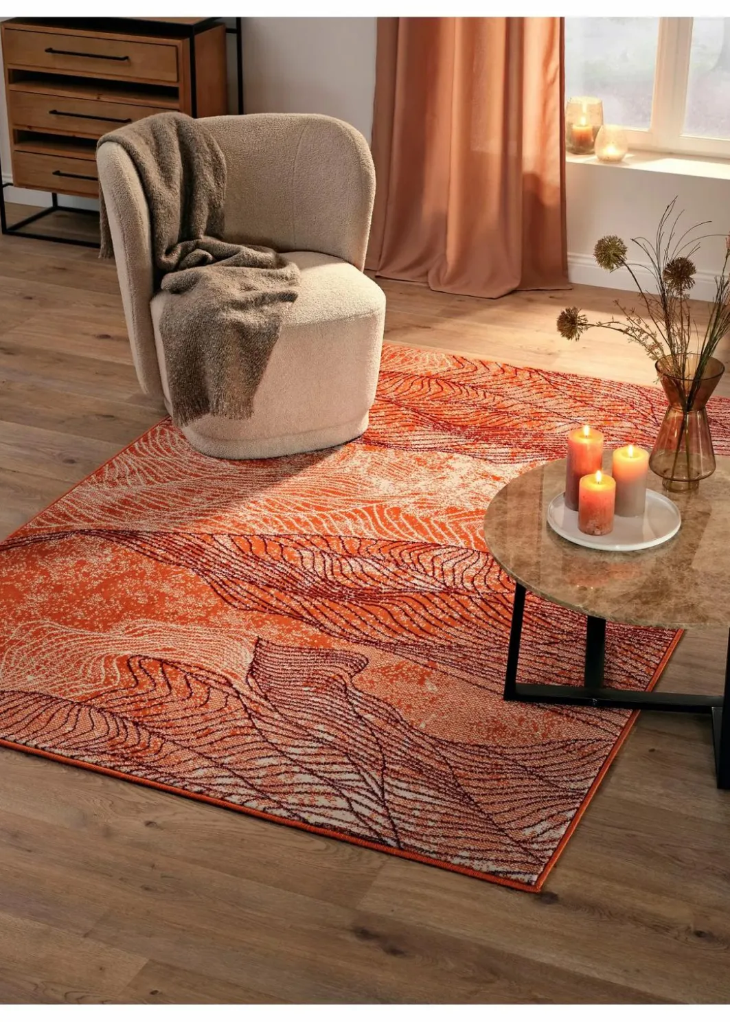 bonprix Sehr Beliebt|Veloursteppiche|Teppich mit modernem Design